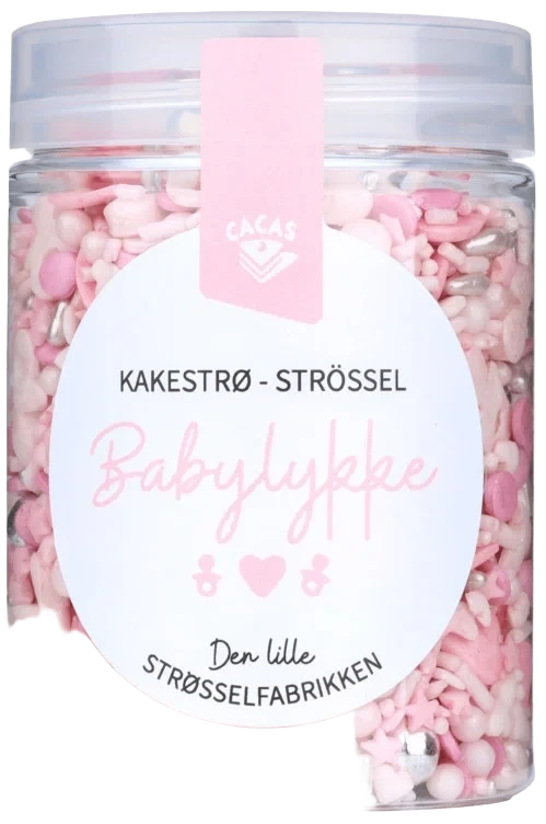 Kakestrø Baby Rosa Babylykke 85g Cacas