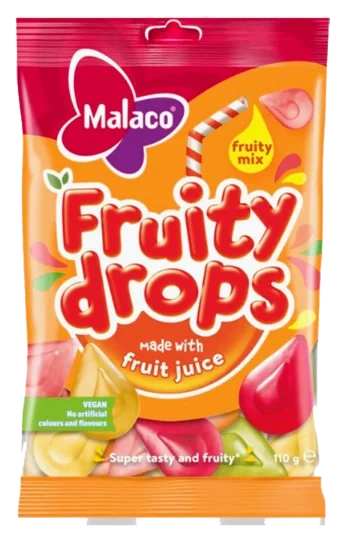 Fruity Drops Malaco 110g