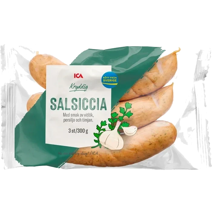 Kryddkorv Salsiccia 300g ICA