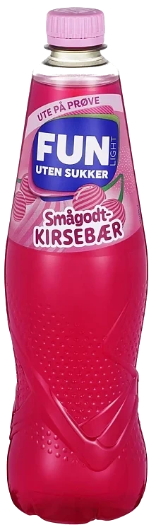 Fun Light Smågodt-kirsebær 0,8l
