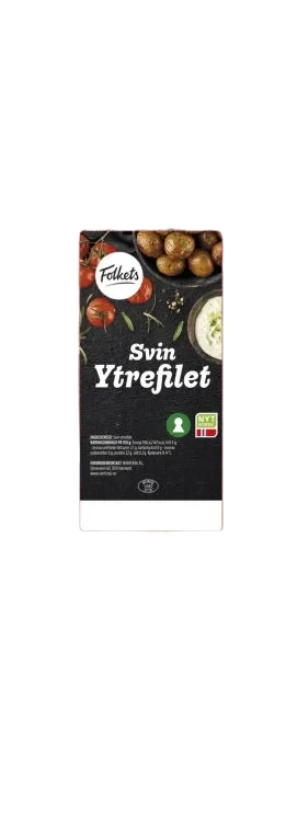 Svin Ytrefilet Ca500g Folkets