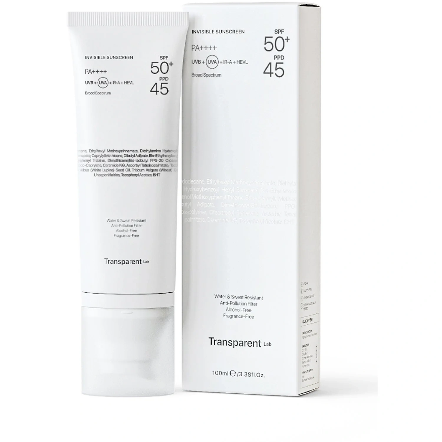 INVISIBLE SUNSCREEN SPF50+