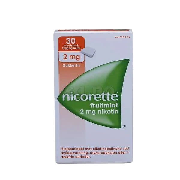 Nicorette tyggegummi fresh fruit 2mg