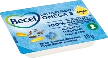 Becel Omega 3 lättmargarin, portion