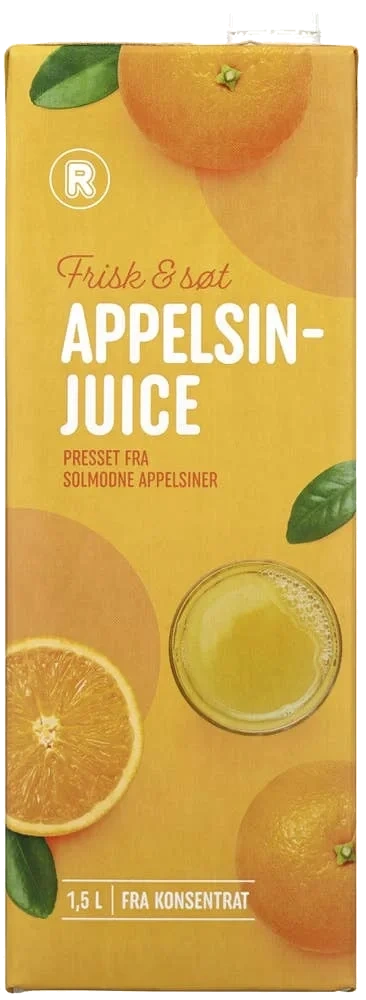 Rema 1000 appelsinjuice  1,5l