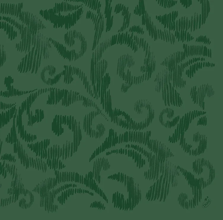Serviett dunilin 40cm saphira darkgreen   45stk
