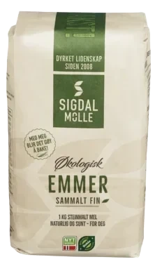 Økologisk Emmer Sammalt Fin 1kg