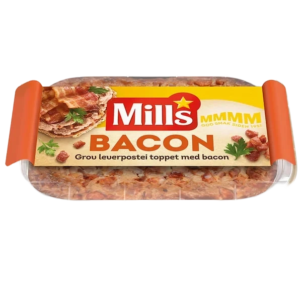 Baconpostei Ovnsbakt 185g Mills