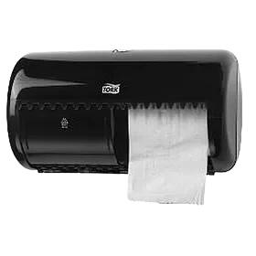 Toarull Twin Svart Dispenser Tork