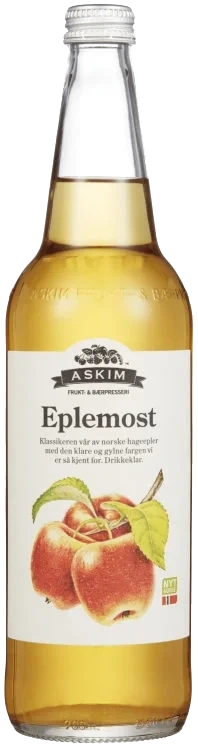 Eplemost Klar 0,7l Fl Askim Frukt – og Bærpresseri