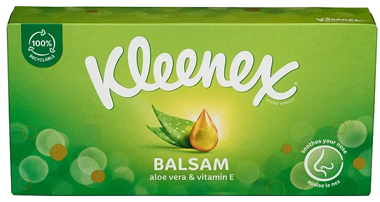 Kleenex lommetørkle m/balsam  64stk