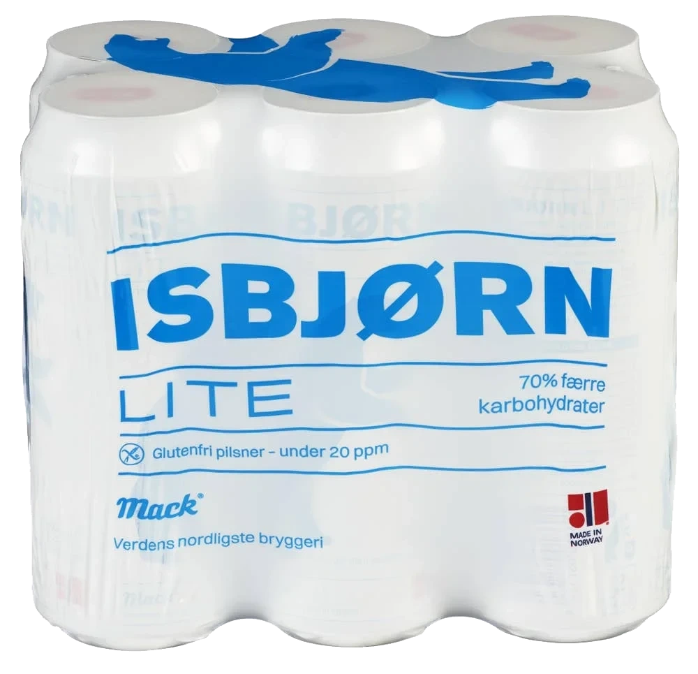 Isbjørn Lite 6 x 0,5l, 3 l