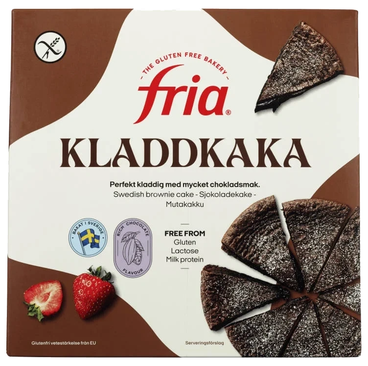 Kladdkaka Sjokolade glutenfri 400g Fria
