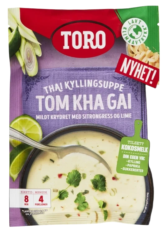 Kyllingsuppe Tom Kha Gai 70g Toro