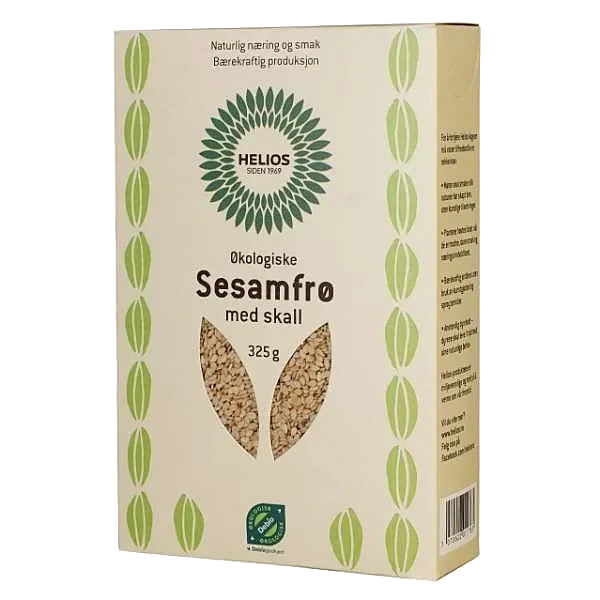 Sesamfrø med skall økol.     325g