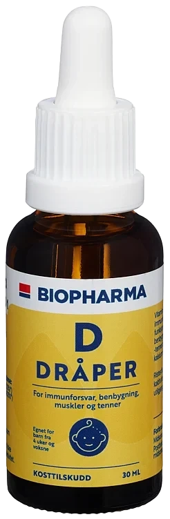 D-Vitamindråper 30ml Biopharma
