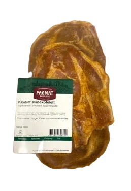 Krydret Svinekotelett ca 600g Fagmat