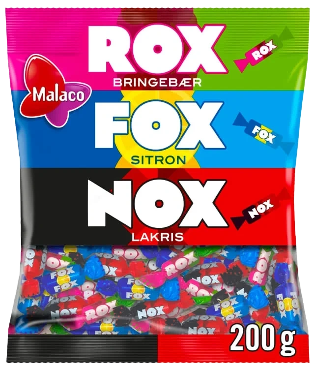 Rox/Fox/Nox 200g Malaco