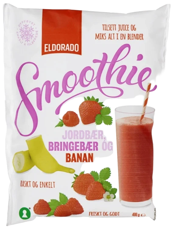 Smoothie Mix Jord/Bring/Ban 400g Eldorado