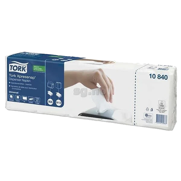 Serviett xpressnap disp.serv. hvit (n4)  225ark