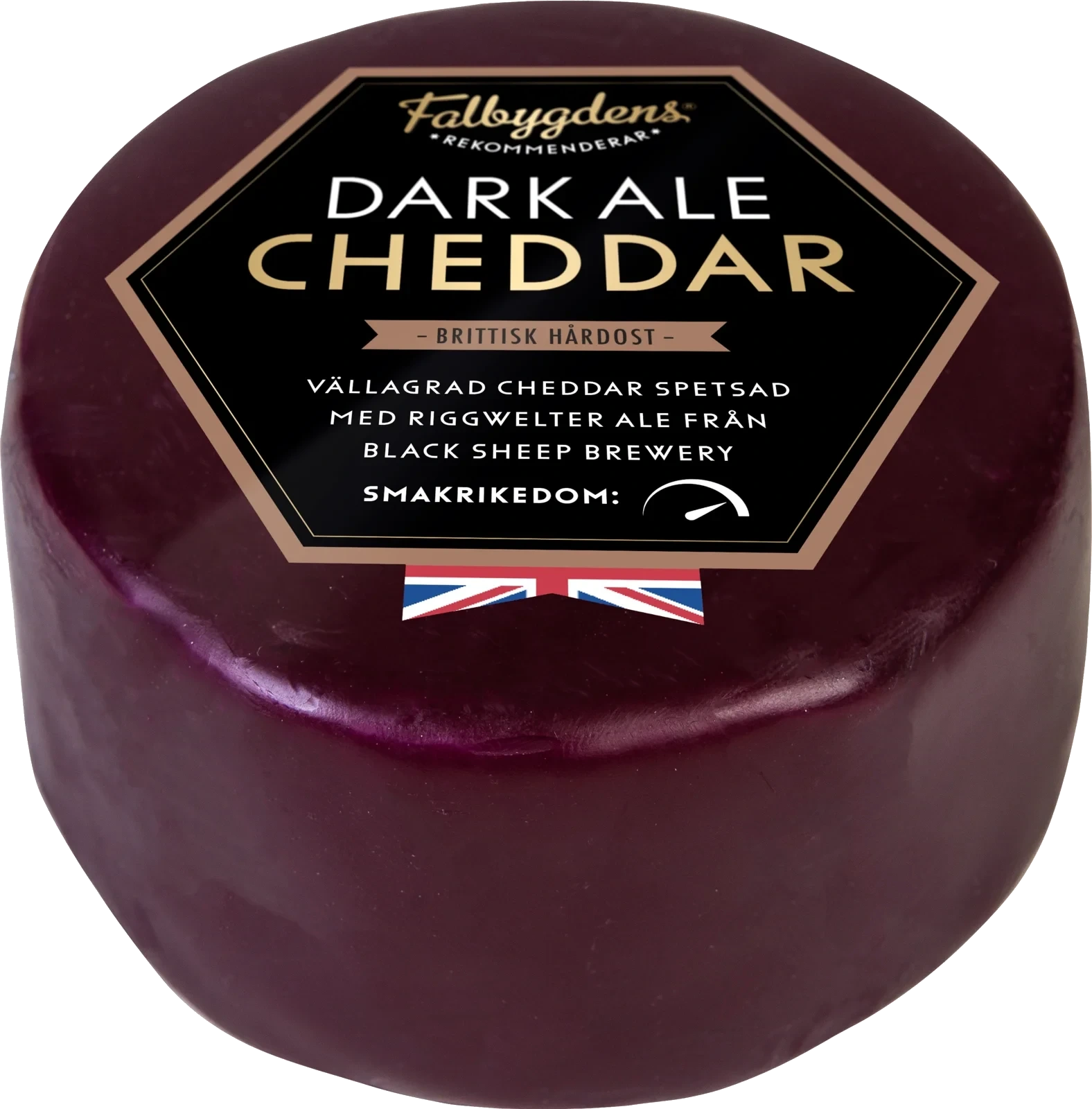 Cheddarpuck dark ale hårdost