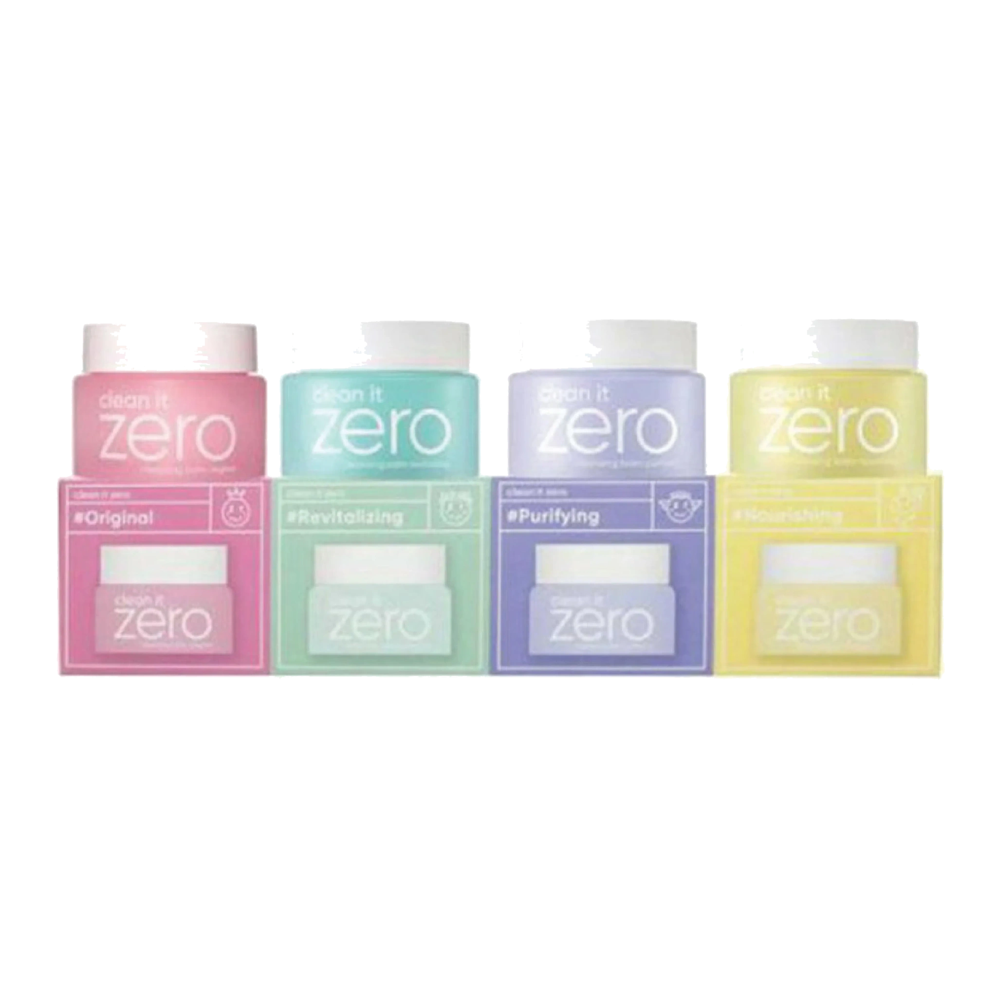 Banila Co Clean it Zero Cleansing Balm Original Miniature Set, 4 x 7 ml