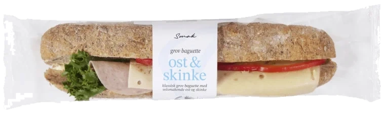 Baguette Ost&Skinke 210g Smak