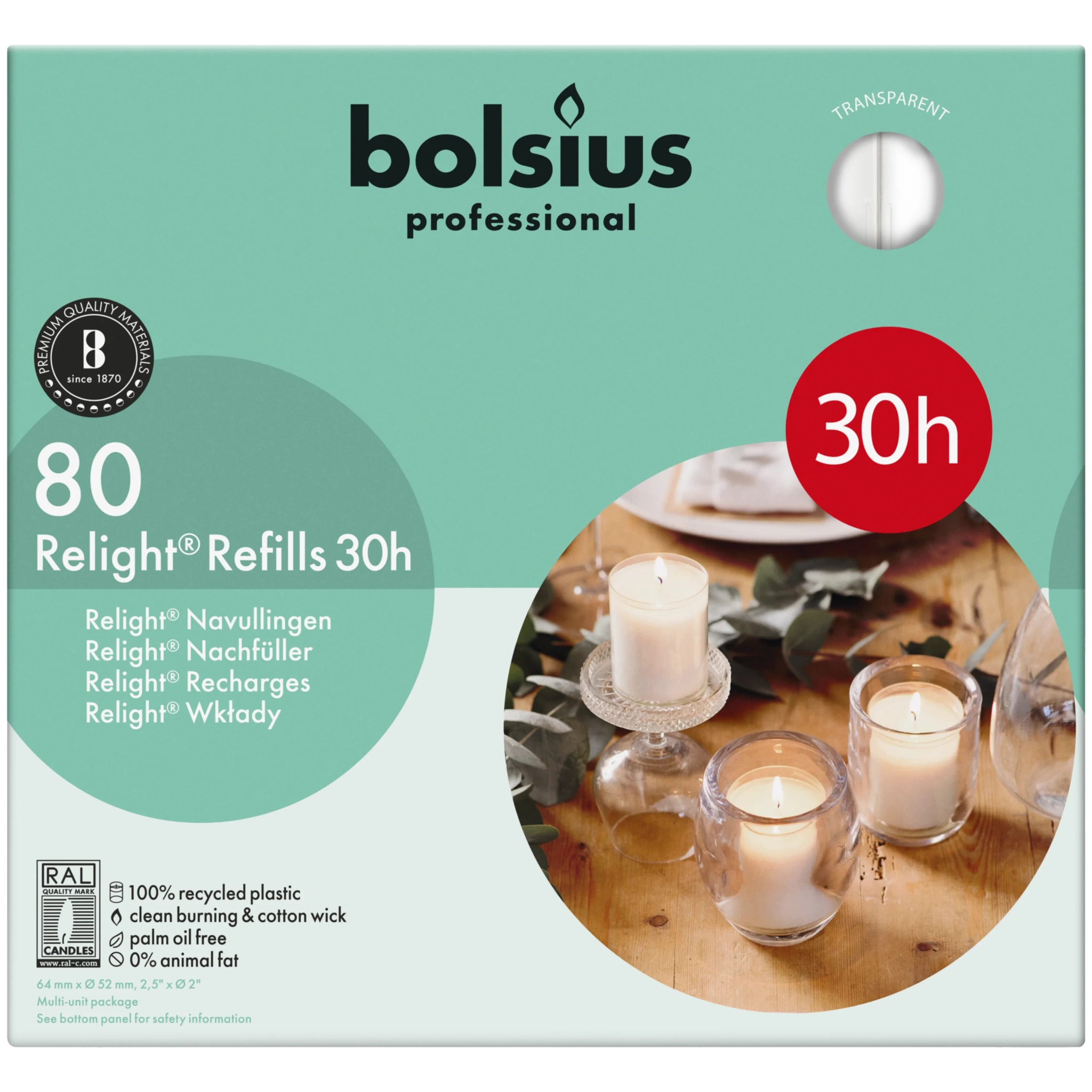 Motivljus Transparant