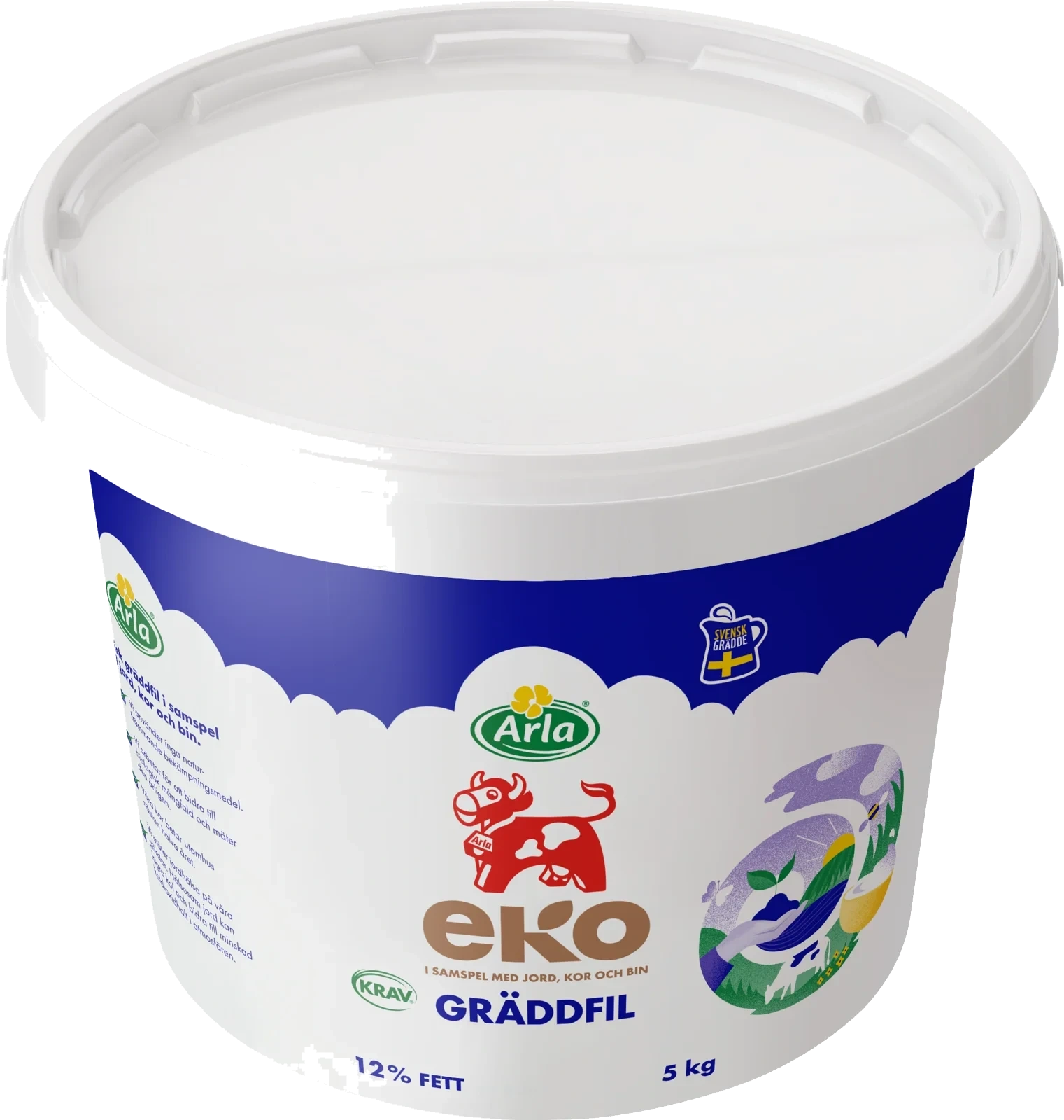 Eko gräddfil hink