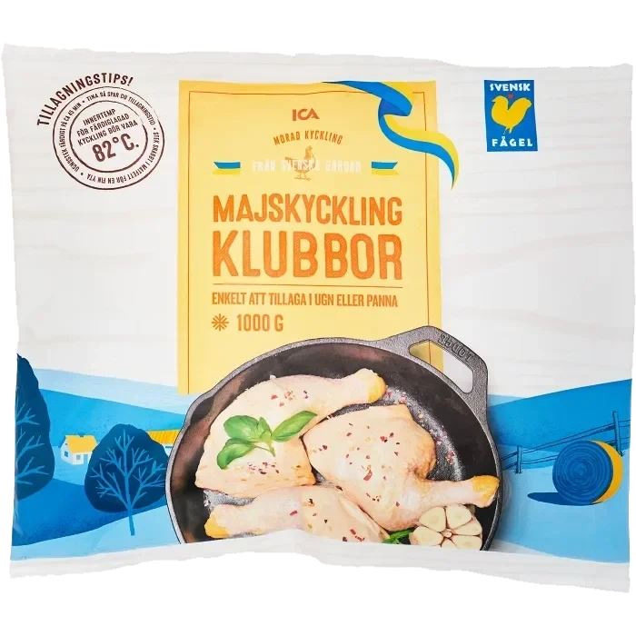 Majskycklingklubba mörad Fryst 1kg ICA