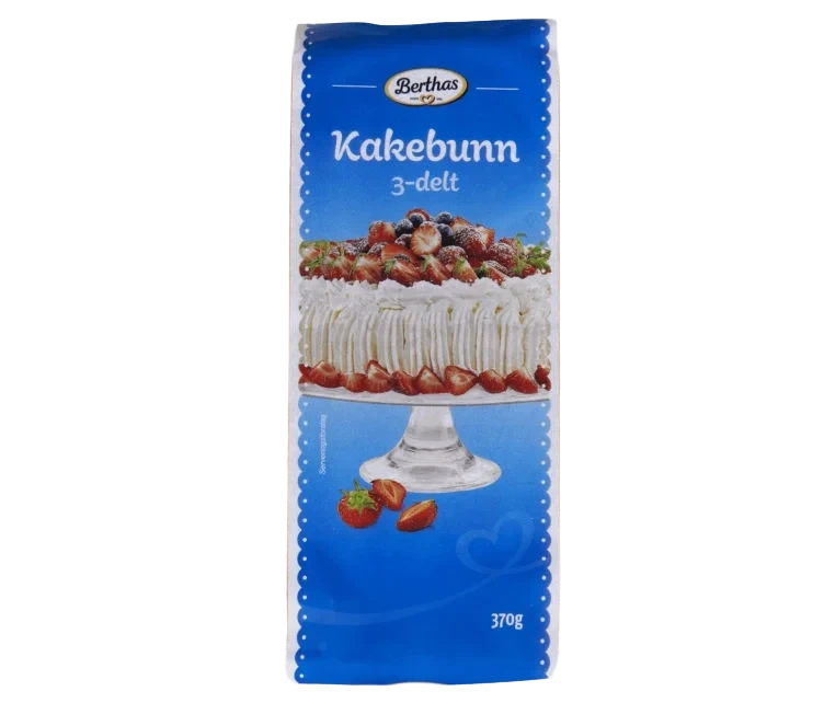 Kakebunn 3-Delt 370g Berthas