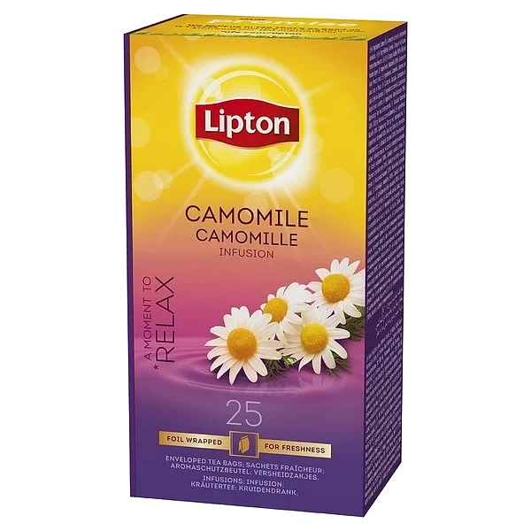 Lipton camomile te      bags25