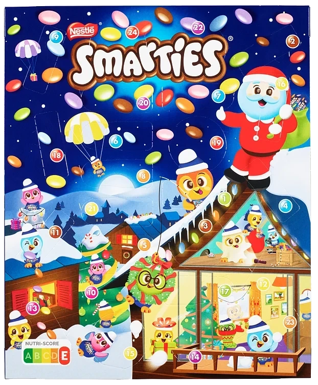 Smarties adventkalender  335g