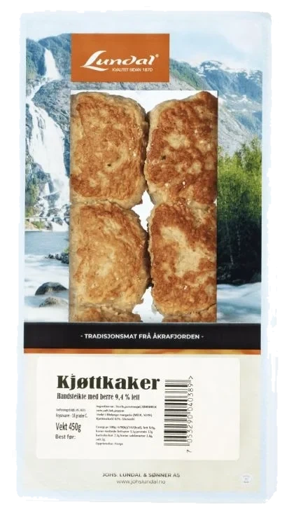 Kjøttkaker 450g Lundal