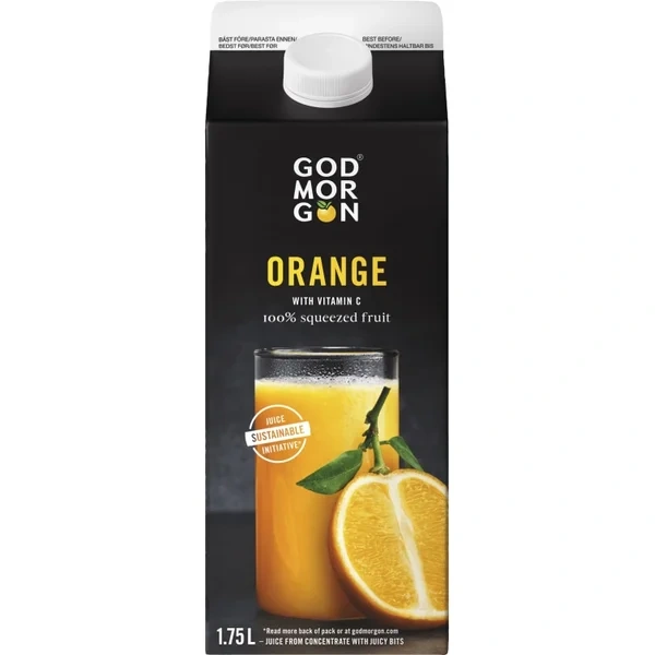 God Morgen Juice Appelsin/M Fruktkjøtt 1,75l