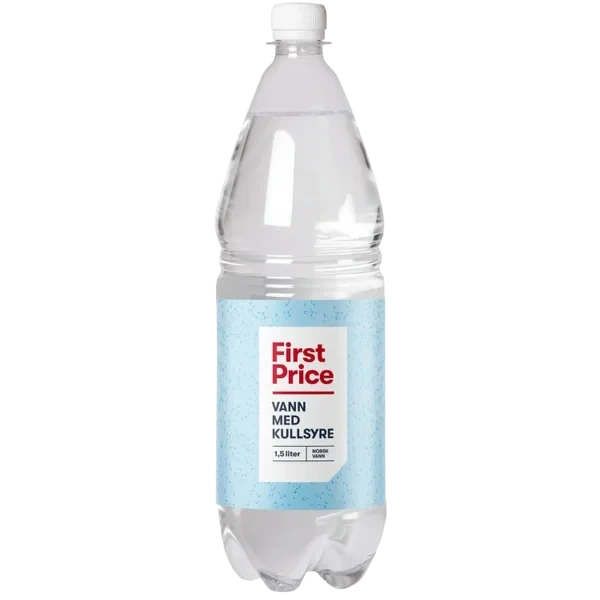Vann m/kullsyre 1,5l First Price