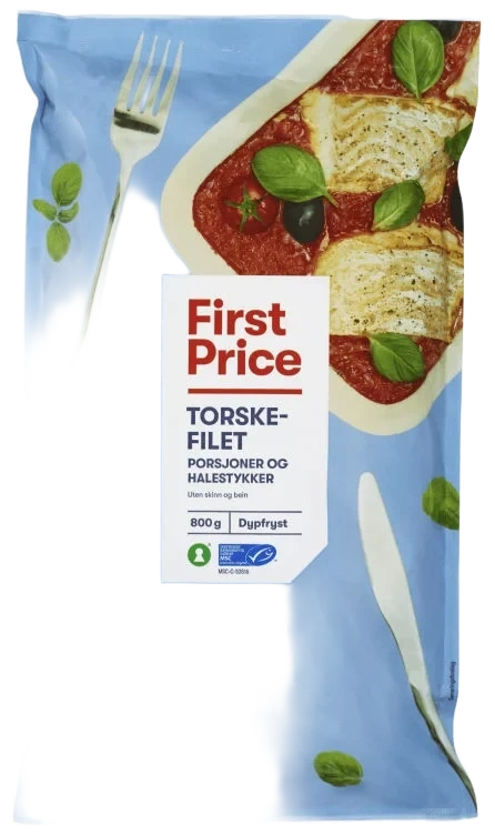 Torskefilet Msc 800g First Price