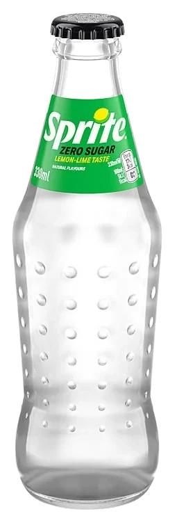 Sprite zero lemon lime glassflaske  24x33cl