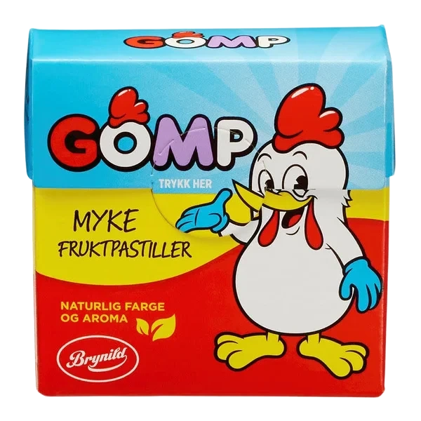 Brynild Gomp Fruktpastiller 25g