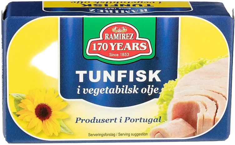 Tunfisk i vegetabilsk olje 120g