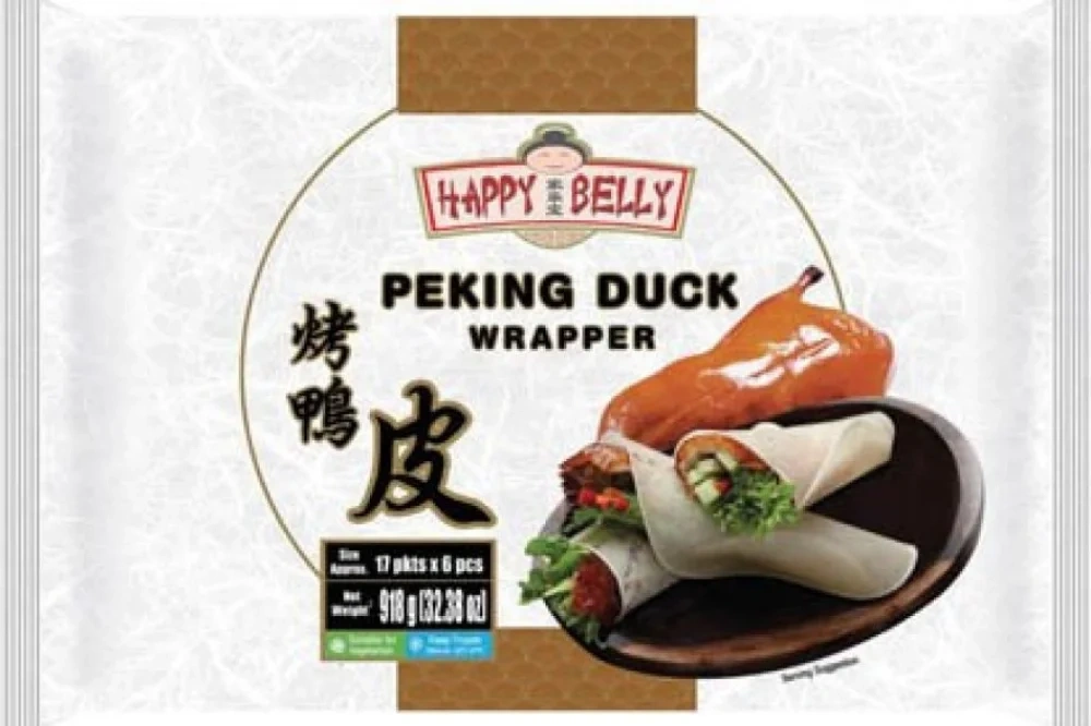 Happy belly peking duck wrapper