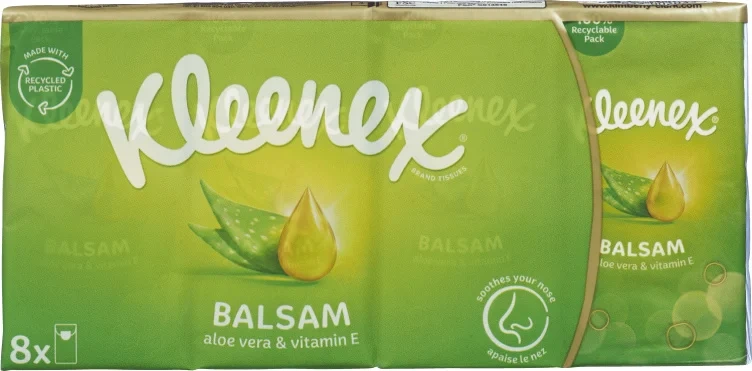 Kleenex Balsam Lommetørkle 72stk