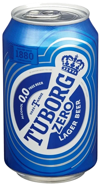 Tuborg 0.0% 0,33l boks