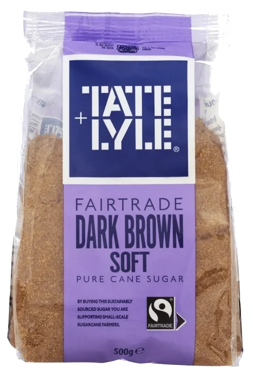 Farin Mørk Brun Fairtrade 500g Tate Lyle