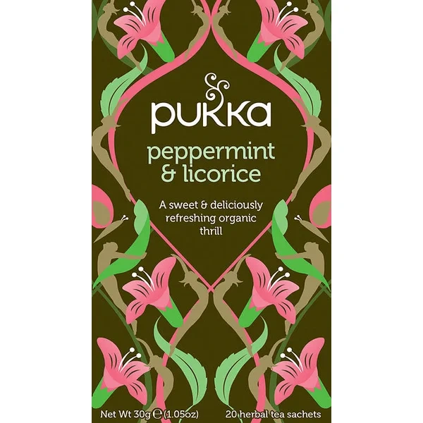 Peppermint &Licorice Urtete 20pos Pukka