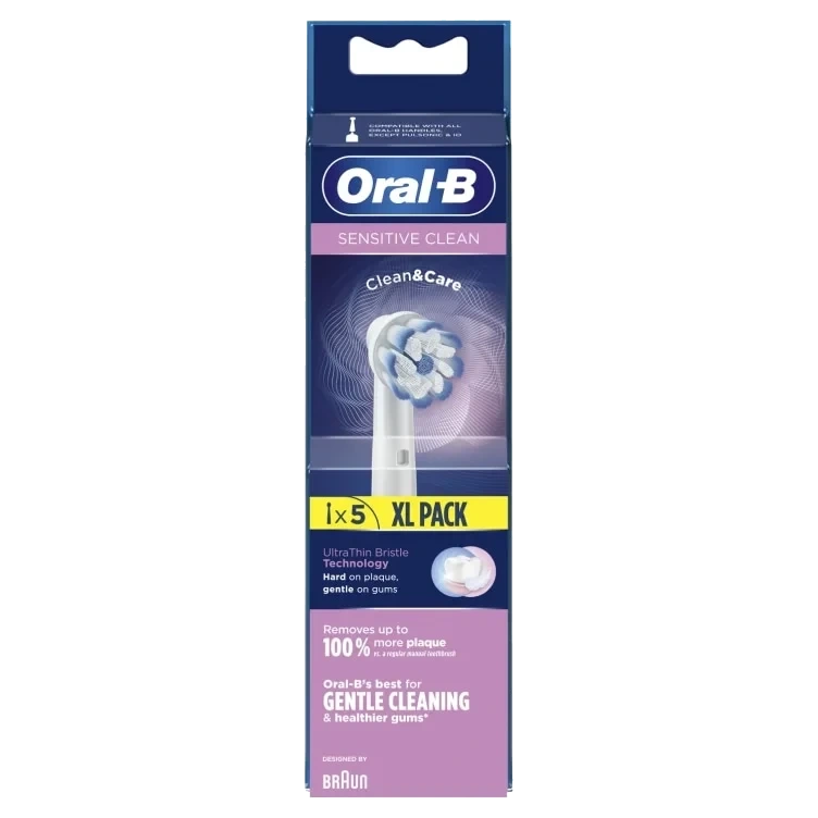 Oral-B Børstehode Refill Sensitive Clean&Care 5stk