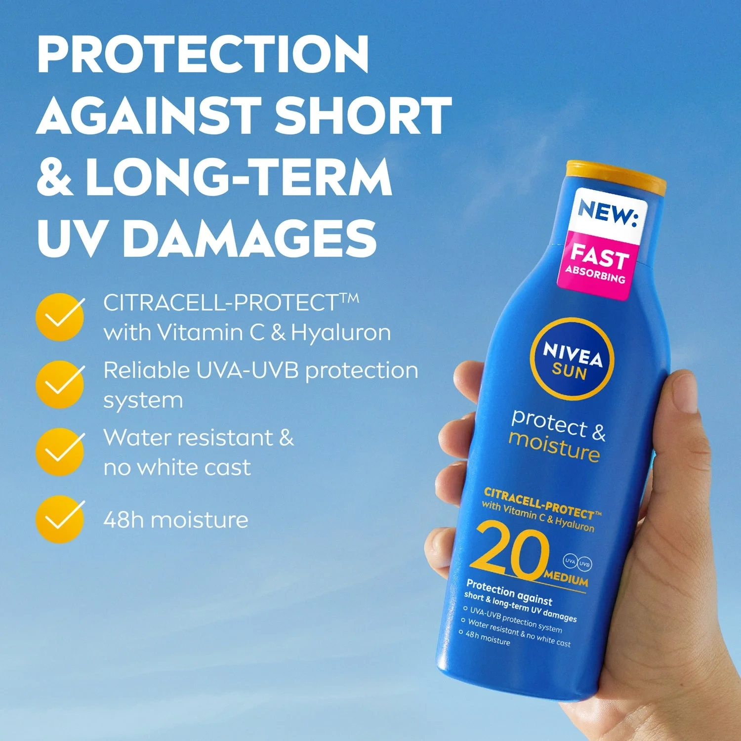 Solkräm Protect & Moisture Spf 20