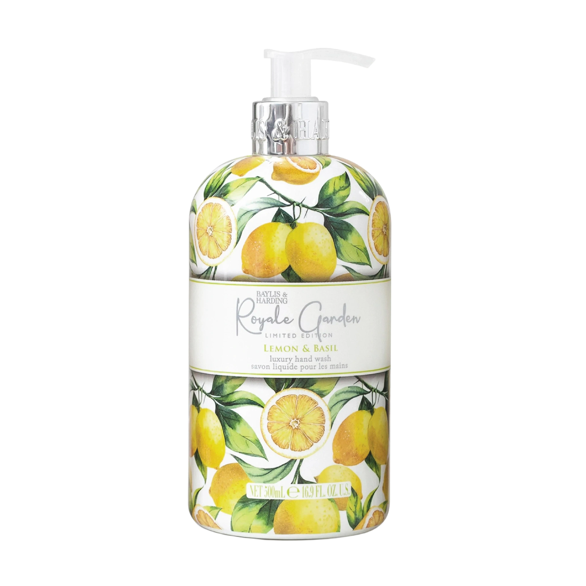 Baylis & Harding Royal Garden Lemon & Basil Hand Wash, 500 ml