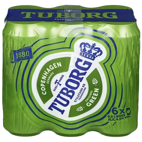 Tuborg Grønn 0,5lx6 boks