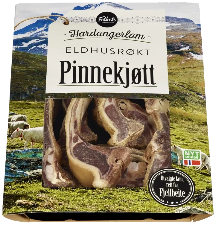 Pinnekjøtt Eldhusrøkt Hardangerlam Folkets